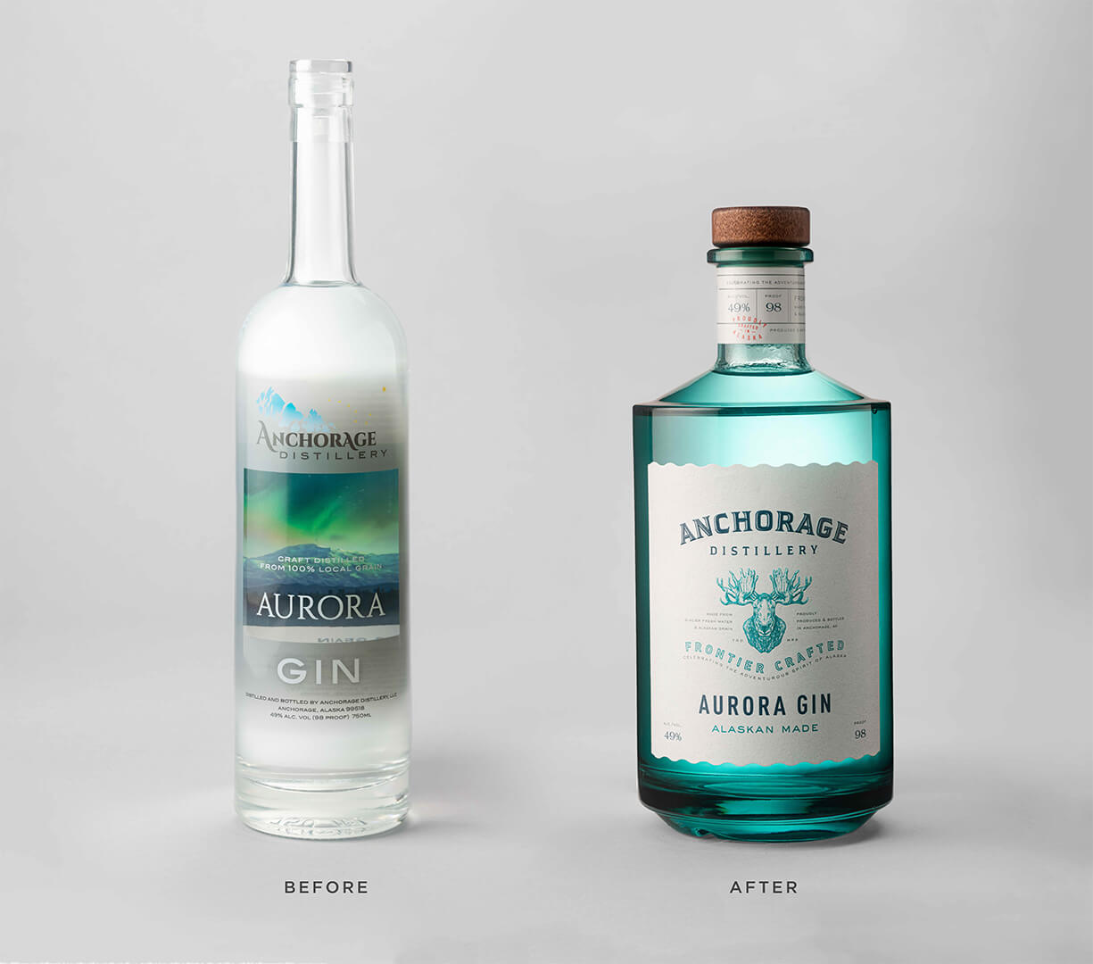 before and after aurora gin